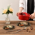 thumbnail image 7 of GZHJMY 2PCS Halloween Full Moon Night Pumpkin Trivets Pot Holders Set and Placemats Set, Hot Pads, Table Mats for Cooking and Baking, Cotton Braided Hot Pads, 7.09"+9.45", 7 of 7