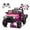 24VPink, variant on Xuanlur 12V Ride on Electric Truck Car for Kids, 12V Kids Electric Vehicles w/ Remote Control, 4 Wheel Suspension, USB, Bluetooth, Power Display, Battery Powered Ride on Toys for Boys Girls (Pink)