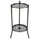 thumbnail image 1 of Soporte para macetas, soporte para plantas de metal de 2 niveles, accesorios de jardín, soporte para plantas con niveles, valor excepcional, 1 of 8