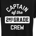 thumbnail image 3 of Instant Message - Captain Of The 2Nd Crew - Women's Short Sleeve Graphic T-Shirt, 3 of 6