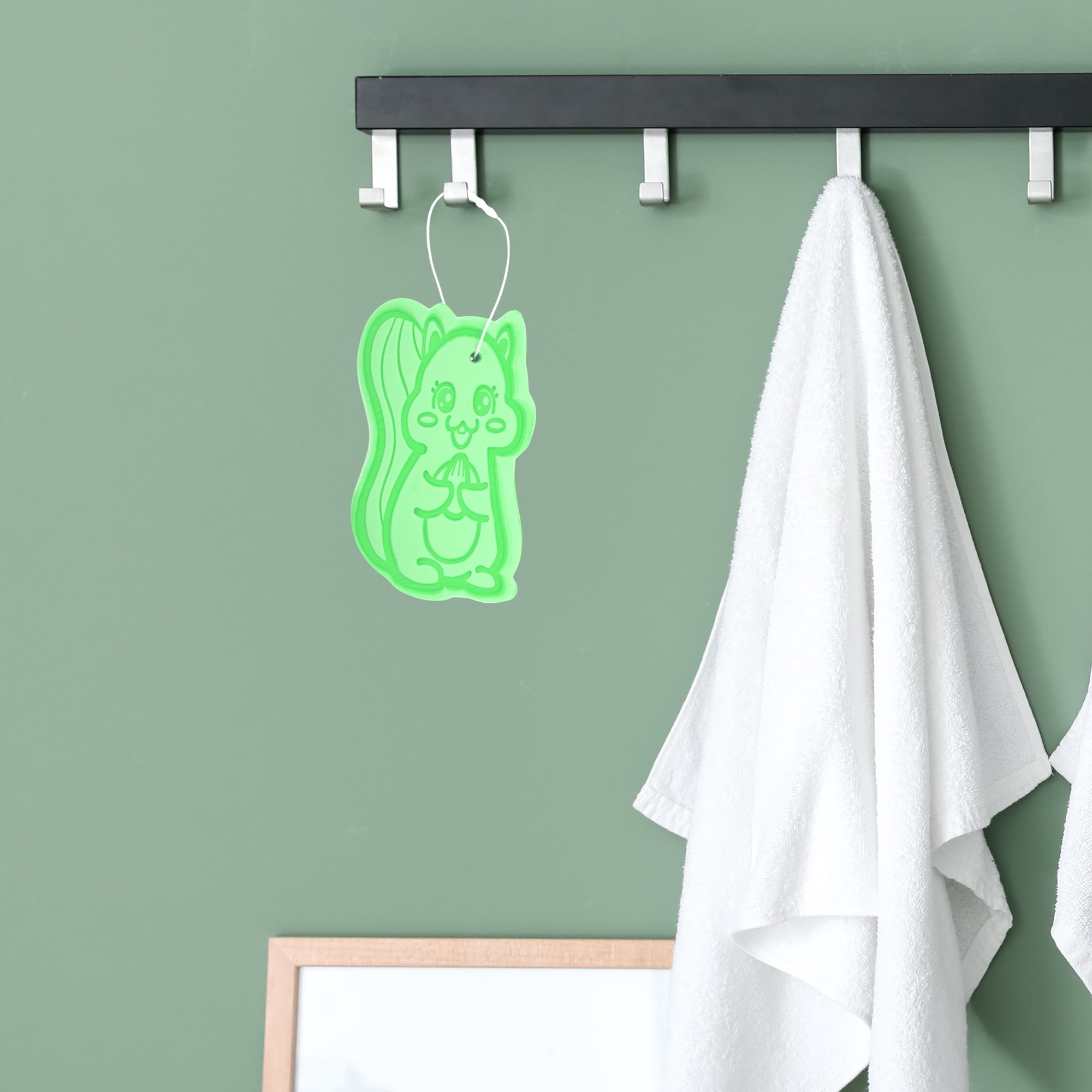 Unique Bargains Cartoon Bath Brush Body Scrubber Green