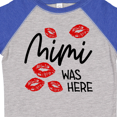 thumbnail image 4 of Inktastic Mimi Was Here Red Kisses Boys or Girls Toddler T-Shirt, 4 of 5