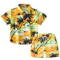 thumbnail image 2 of Tkrady Toddler Outfits for Boys Summer Short Sleeve New Prints Tops Shorts Set, Sizes 1-8 Years, 2 of 7