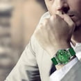 thumbnail image 4 of Reloj de Pulsera Para Hombre, Original A Estrenar Correa Metalica Hombre, Moderno, Casual, Deportivo Reloj de Pulsera,Reloj Digital Multifuncional para Hombres, Deportes, Correr C,Alloy, 4 of 5