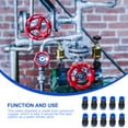 thumbnail image 4 of RUNROTOO 10Pack Black Quick Connect Fittings for Air Pipe Connectors with Tool Free Installation, 4 of 5