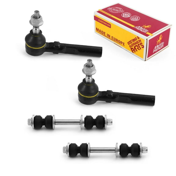 Metrix Premium Chassis Parts - 4 PC Outer Tie Rod End & Front Sway Bar Stabilizer End Link Kit Fits 03-14 Chevrolet Express 1500, 03-05 Express 2500 AWD, 03-14 GMC Savana 1500, ES80311, K700537