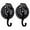 Black, variant on Heavy Duty Vacuum Suction Cup Hooks (2Pack) for Shower,Glass Window,Kitchen&Bathroom&Restroom Organization,Black.
