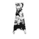 thumbnail image 3 of Pantalones Cortos para Vestidos Bajos Mujeres sin Mangas Cuello Redondo Cordón Ruffle A-Line Mini Vestido Poliéster, Vestido Casual para Citas Y Fiesta, 3 of 8