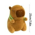 thumbnail image 3 of Cute Capybara Plush Stuffed Toys Soft Throw Pillow Decorations, Animal Plushies Toys Hugging Gifts For Friends And Family, 3 of 5