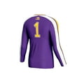 thumbnail image 3 of Unisex GameDay Greats Purple LSU Tigers #1 Lightweight Volleyball Fashion Jersey, 3 of 3