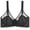 *1-Black, variant on VBVC Women's Breathable Sheer Mesh Bra,Adjustable Full Coverage Bra For Women,Ladies See Through Everyday Lingerie,White,Size XL