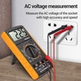 thumbnail image 2 of DT9205A Digital Multimeter with Auto Range & NCV Test - Professional Multimetro for Voltage, Current, Resistance, Capacitance, Transistor Tester for Home DIY, Electrical, Automotive Repair, 2 of 11