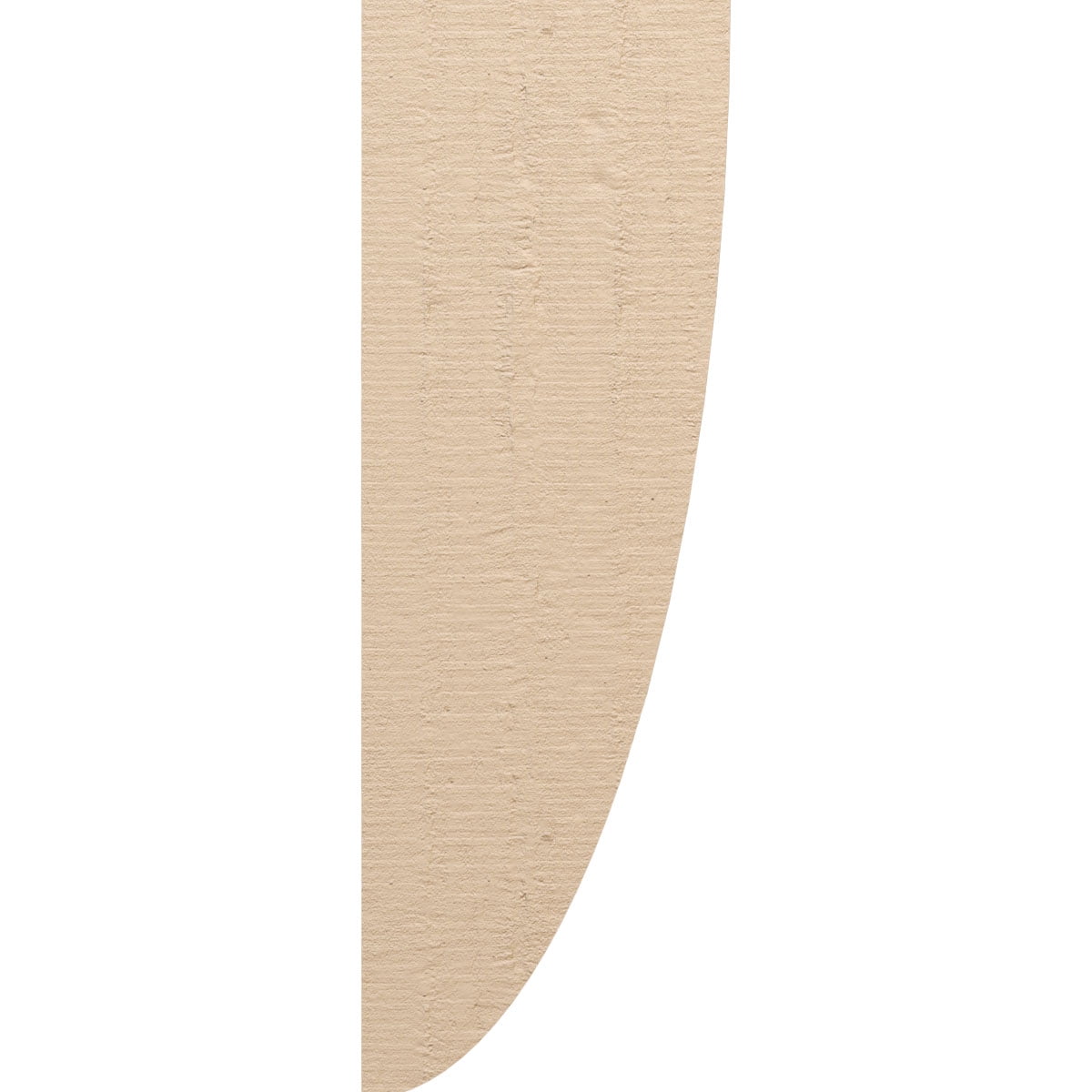 6"W x 12"D x 36"H Thin Durham Rough Cedar Woodgrain TimberThane Corbel, Primed Tan