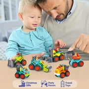 SZDUDU Baby Toys for 1 Year Old Boy Gifts - 6 PCs Toy Trucks Mini Car Toys for 2 Year Old Boy, Toddler Toys Age 1 2 3 Year Old Boy Toys, Toddler Boy Toys for 1+ Year Old Boy Baby Birthday