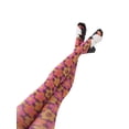 thumbnail image 5 of Woshilaocai Flower Print Print Tights Y2k Transparent Pantyhose Womens Stockings, 5 of 6