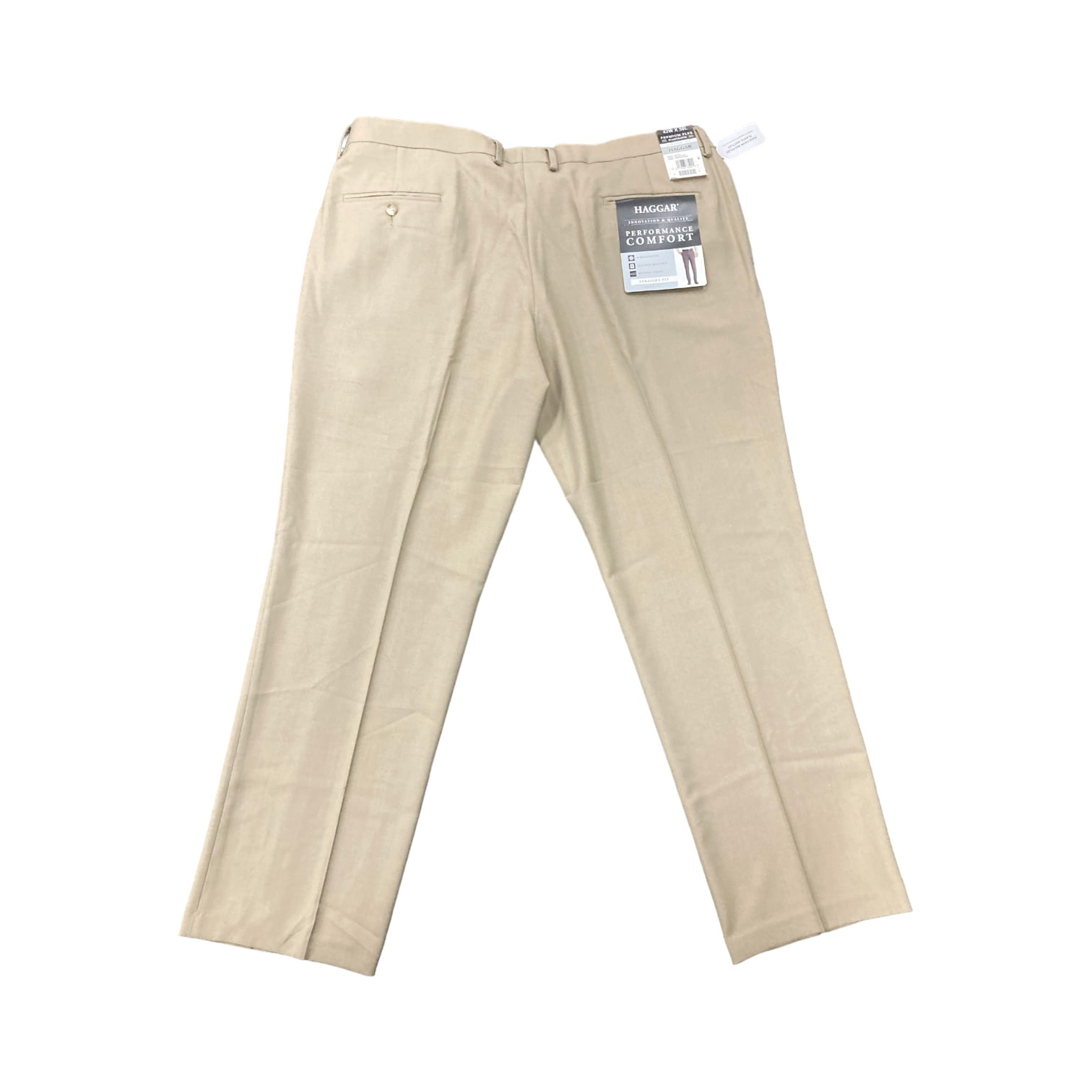 パンツ CLASSIC FIT TROUSERS GRAIGE Mens Pants 40x31 Straight Leg Classic Flat Front 40