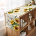 thumbnail image 6 of Table Runners 72 Inches Long Dress Scarves, Yellow Sunflower Farmhouse Kitchen/Dining Table Runner, Coffee Tablerunners, Summer Botanical Elegant Pastoral Floral 16x72 Inch, 6 of 9
