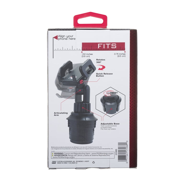 Tuff Tech Cradle Cup Mount Phone Holder, 360° Rotation photo 4