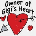 thumbnail image 3 of CafePress - OWNER OF GIGI's HEART - Kids Hooded Sweatshirt, Classic Hoodie, 3 of 4