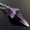 Amethyst, variant on MATROOY Natural Gemstone Crystal Healing Cone Hexagonal Point Pendulum Pendant Energy-Green Turquoise