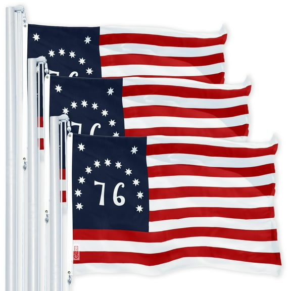 Bennington Flag 3x5FT 3-Pack 150D Printed Polyester By G128