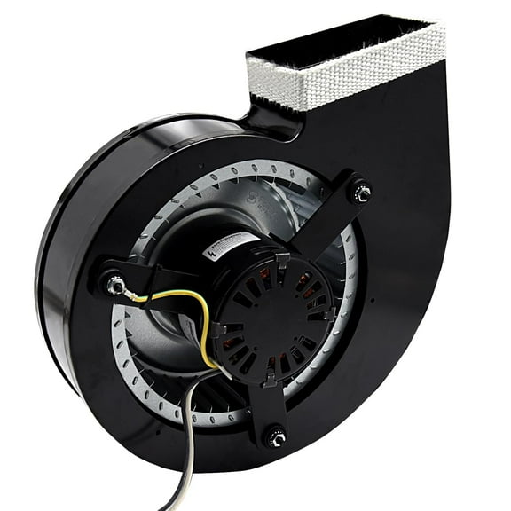 PE910714 Blower Motor for Buck Model 20, 24, 80, 81, 85, 91, 94 Wood Stoves, PE-910714 Single-Speed Front-Mounted Convection Blower.
