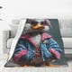 thumbnail image 1 of Fotbe Lady Duck Manta de Franela Acolchonada con Estampado, Súper Suave y Esponjosa, Extra Grande para Sofá, Cama, Uso Todo el Año-60"x50", 1 of 7
