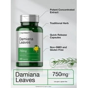 Damiana Leaf Extract | 750mg | 200 Capsules | by Horbaach