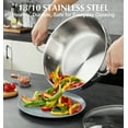 thumbnail image 7 of Koch Systeme CS 12-Inch Deep Sauté Pan, Tri-Ply Stainless Steel Deep Frying Pan, 7 of 7