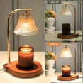 thumbnail image 3 of Candle Warmer Lamp with Timer as a Present, Dimmable Electric Candle Wamer,Mothers Day Gifts for Mom Glass Candle Melter Lamp for Jar Candle(Amber), 3 of 7