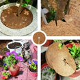 thumbnail image 5 of 6 Pieces Coconut Mat for Plants 30cm, Coconut Mulching Disc, Coconut Mulching Disc 30cm, Coconut Mat Winter Plant Protection, for Potted Plants in the Garden Against Cold, 5 of 5