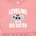 thumbnail image 4 of Inktastic Leveling Up to Big Sister Girls Toddler Dress, 4 of 5