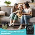 thumbnail image 3 of Trash Bags 40PACK 4 Gallon Garbage Bags with Handle, Black Plastic Trash Bag for Bathroom, Garbage, Strong Plastic Trash Can Liners for Kitchen, Office, Bathroom Can, Large Capacity for Home Storage, 3 of 7