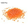 thumbnail image 3 of 1200Pack Bugle Beads, 6.8x1.8mm Orange Tube Spacer Beads Lined Glass Beads for Jewelry Making, 3 of 6