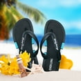 thumbnail image 3 of IUJSOY Mens Flip Flops Casual Thong Sandals Lightweight Comfort Casual Beach Slippers Slides, 3 of 3