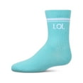 thumbnail image 2 of MeMoi  LOL Athletic Crew Socks - Girls - Female, 2, Tan, 2 of 10