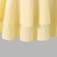 thumbnail image 5 of Kogui Tutu Dress for Girls Girls Birthday Party Dress Ruffle Sleeve Sequin Dots Floral Tulle Dress Size 10-11 (Yellow,10-11 Years), 5 of 7