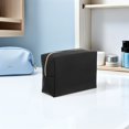 thumbnail image 4 of FOMIYES Travel Size Makeup Bag Black Octagonal Design Lightweight Portable Toiletry Organizer, 4 of 7