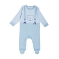 thumbnail image 2 of Bonjour Bebe Ensemble Layette 5 Pcs Ourson – Essentiels pour Bébé 100 % Coton, Dormeuse, Cache-Couche et Plus – Cadeau Adorable et Confortable pour Bébés Garçons et Filles, 2 of 6