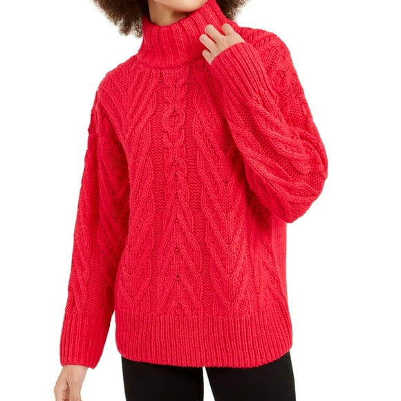 French Connection Chandail Tricoté Nissa pour Femmes, Rose, Moyen