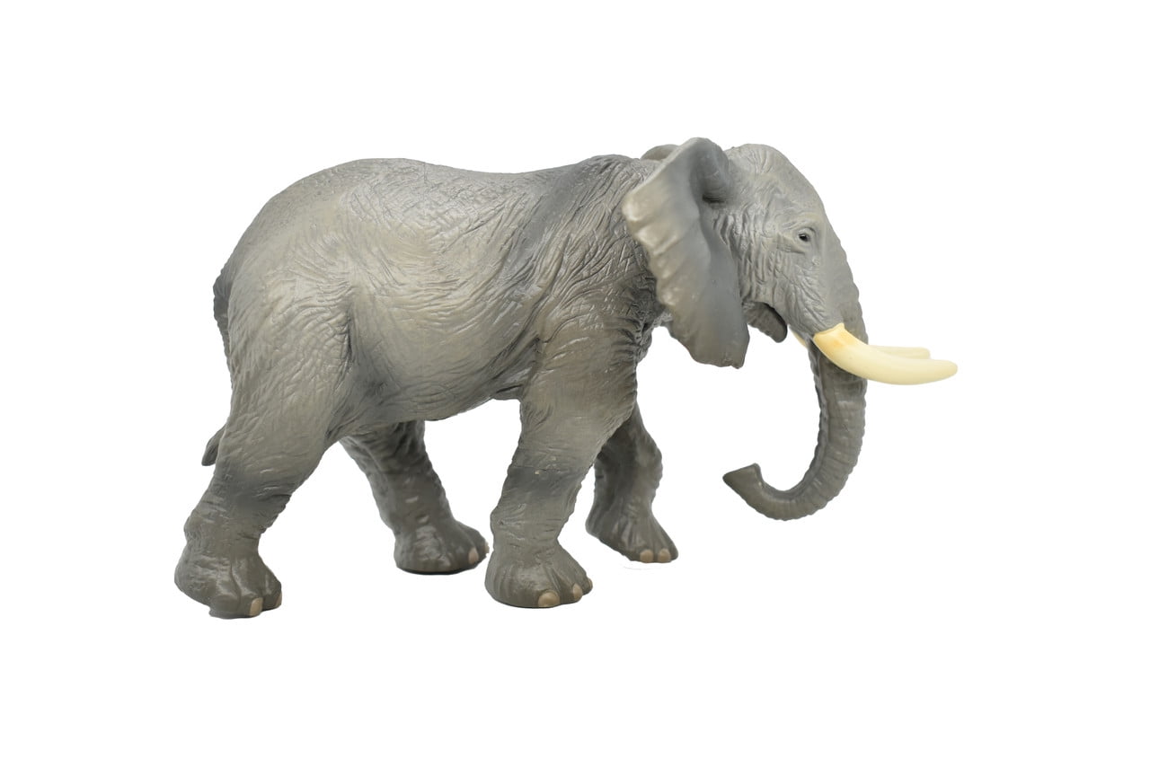 Elephant, African, Museum Quality, Plastic Toy Animal, Kids Gift