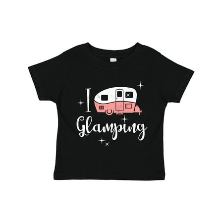 

Inktastic I Love Glamping Girls Toddler T-Shirt