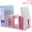 Pink, variant on Adjustable vertical file divider, expandable upright file shelf, desktop folder organizer, school office file organizer shelf divider,