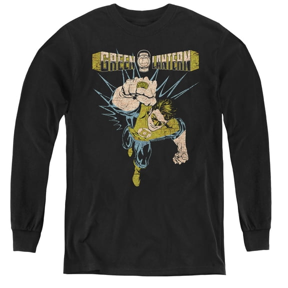 Green Lantern - Powerful - Youth Long Sleeve Shirt - Small