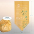 thumbnail image 4 of Moonygreen Compost Bags Small Trash Bags 2.6 Gallon, Extra Thick 0.87 Mils, US BPI ASTM D6400 Certified Compostable Food Scrap Kitchen Waste Bags, 100 Count, 4 of 6