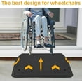 thumbnail image 3 of EDTara 3.5" Rise Wheelchair Ramp,35.5" L × 21" W, 33,000 lb Load, Weatherproof & Lightweight for Doorways, Steps & Wheelchair Access, 3 of 7