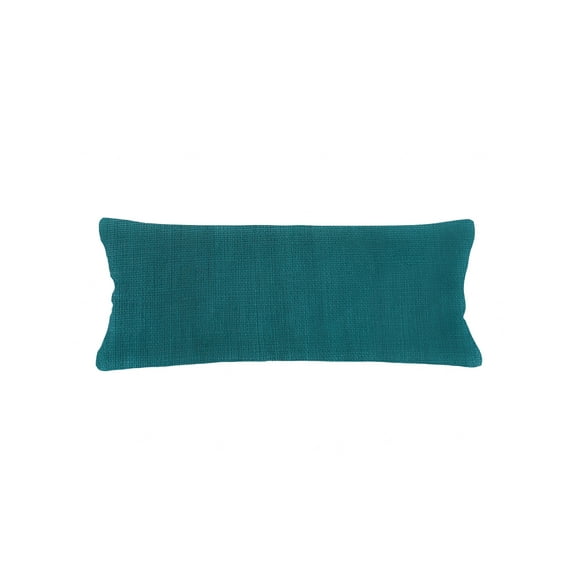 So Soft Linen Peacock Blue Body Pillow Down Alternative