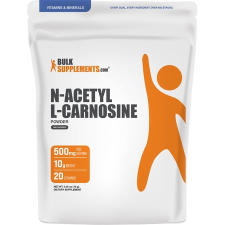 BulkSupplements N-Acetyl L-Carnosine Powder -10 Grams (0.4 oz)