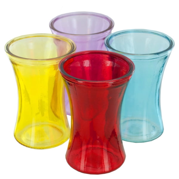 Wide Mouth Colored Glass Vase Pack Of 24 Com - Wide Mouth Glass Vases Wide Mouth Colored Glass Vase Pack Of 24 Com - Wide Mouth Glass Vases