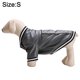 thumbnail image 2 of Apuakthei Abrigo de cuero para perros Ropa para mascotas Chaqueta de cuero coa de felpa, 2 of 5